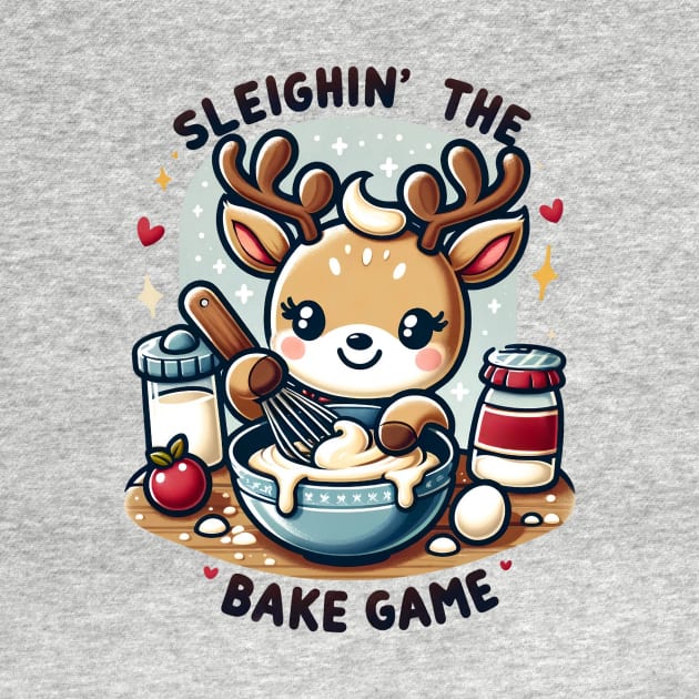 Sleighin' The Bake Game Christmas Reindeer Baking by TheCloakedOak